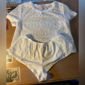 Victoria’s Secret white lounge set